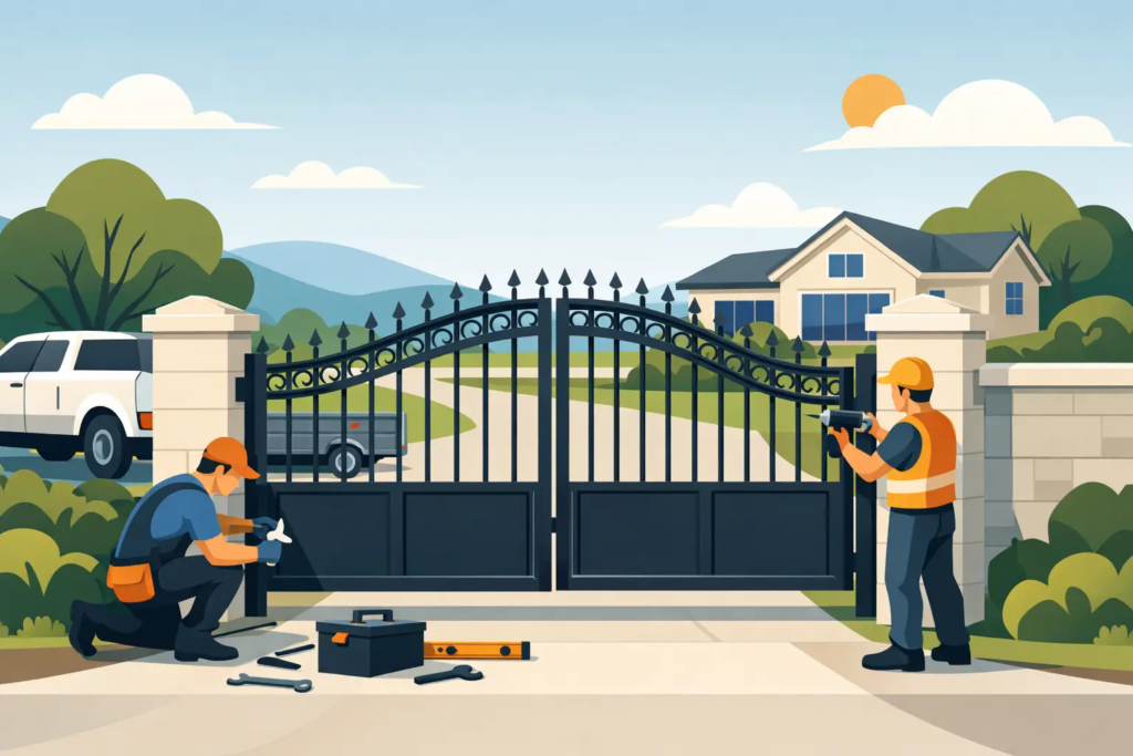 Custom Driveway Gate Installation Done Right