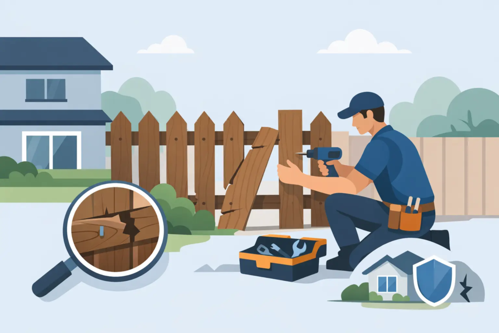 When to Call Residential Fence Repair Services