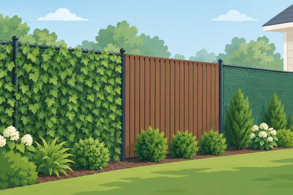 How to Hide Chain Link Fencing Without Replacing It